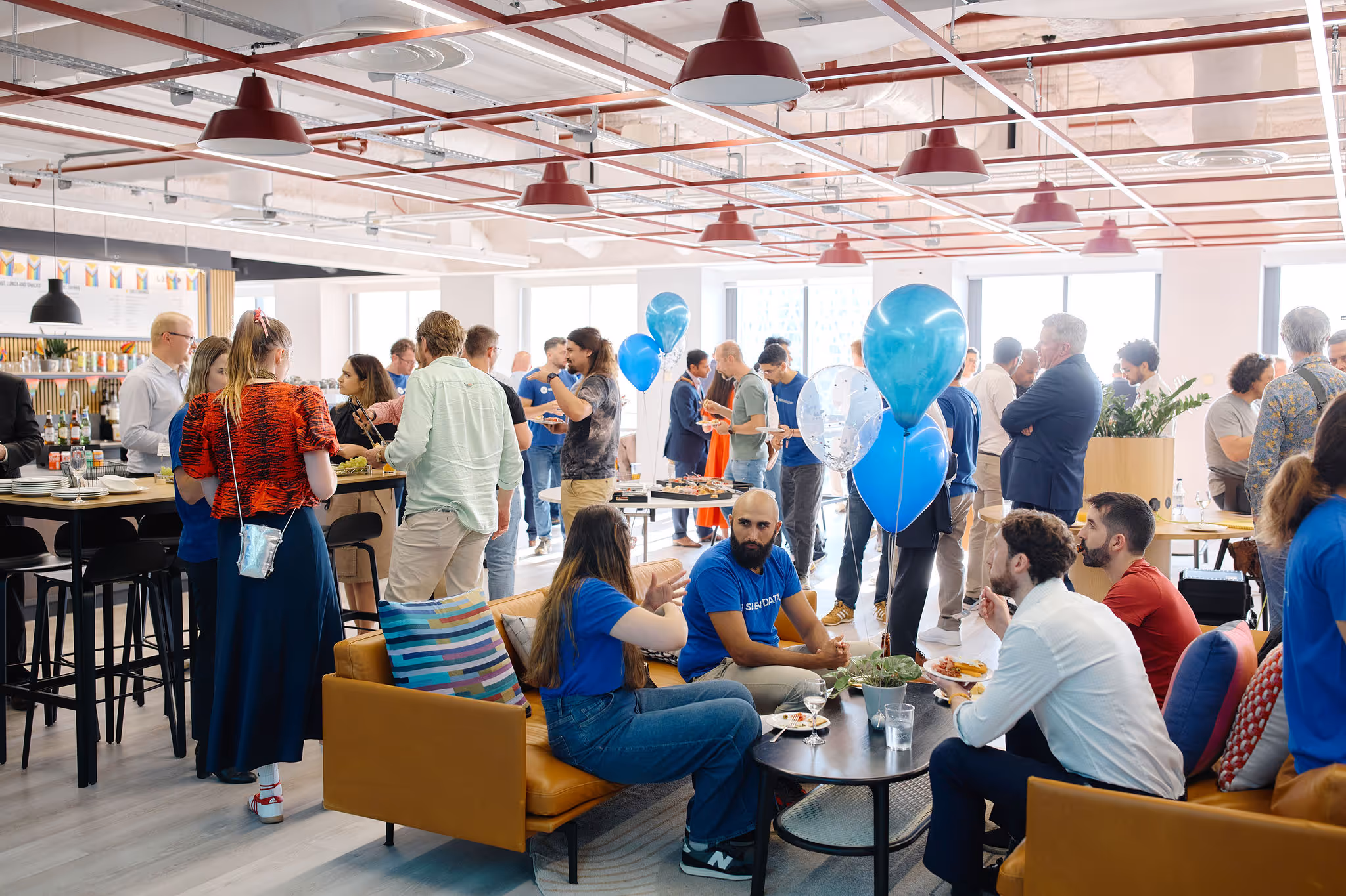 Guests at an Applied Blockchain evening event